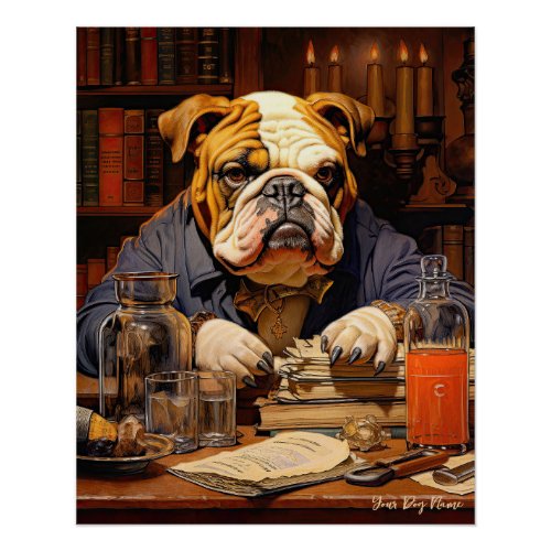 The Bulldog 003 _ Odessa Leyendecker Poster