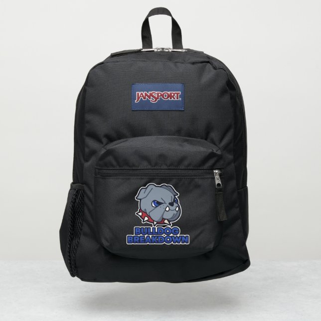 The Bulldog Breakdown Jansport Backpack (Front)