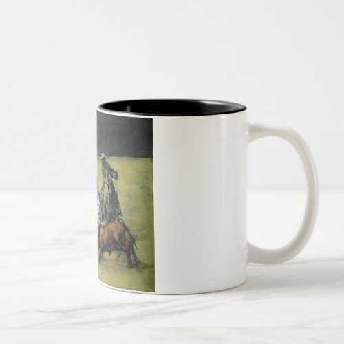 The Bullfight c1825 oil on canvas Two_Tone Coffee Mug