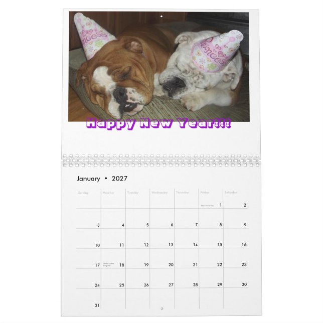 The Bully Sisters 2013 Calendar (Jan 2027)