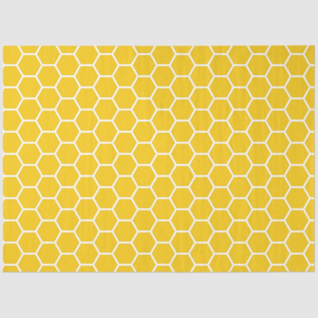 The Bumble Bee and Honey Series Design 9  Tissue Paper (Front)