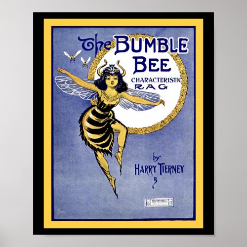 The Bumblebee Rag Vintage Sheet Music Cover