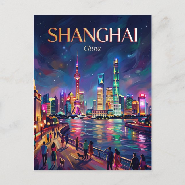 The Bund China Postcard (Front)