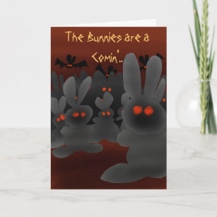 Funny Horror Rabbit Halloween Gift Evil Bad Bunny Notebook: Easter  Notebook: Easter Bunny Themed Notebook, Easter Stuffer, Wide Ruled, 6x9