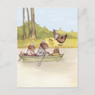 The Bunny Boys go Boating Postcard