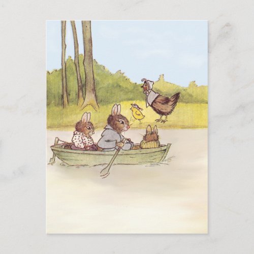 The Bunny Boys go Boating Postcard