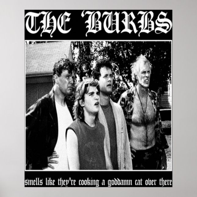 The Burbs Poster (Front)