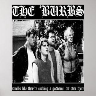 The Burbs Poster