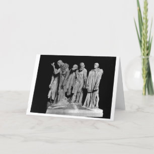 The Burghers of Calais, 1889 Card