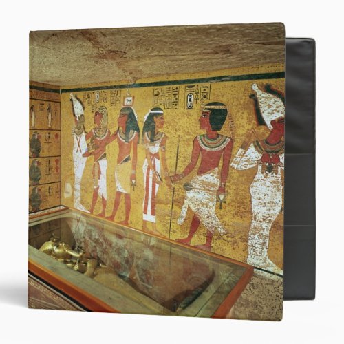 The burial chamber in the Tomb of Tutankhamun 3 Ring Binder