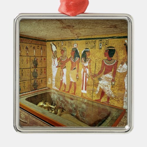 The burial chamber in the Tomb of Tutankhamun Metal Ornament