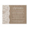 The Burlap & Lace Wedding Collection Detail Cards