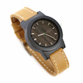 The Burly Black Sandalwood Men's Watch (3/4)