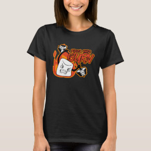 The Burn Marshmallow Smores Camping Gym Fitness Wo T-Shirt