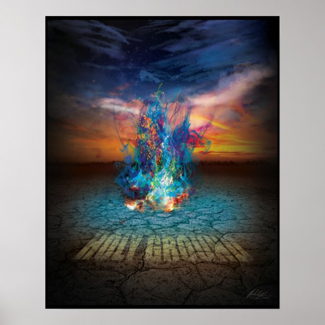 The Burning Bush Canvas Print (Front)