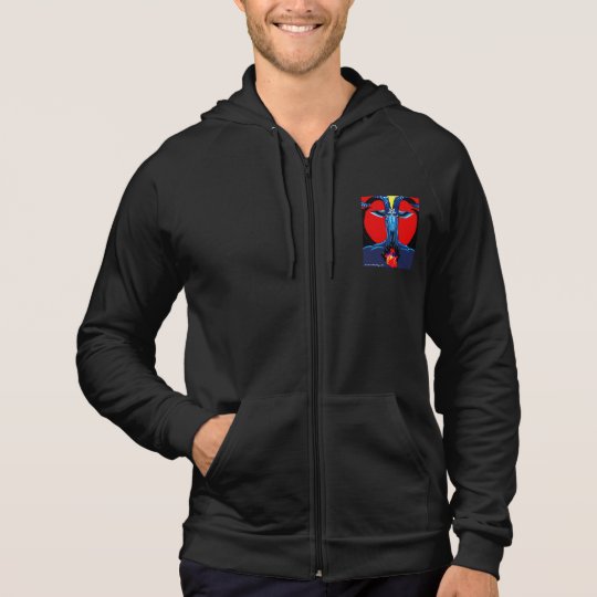 The Burning Heart of Satan Hoodie