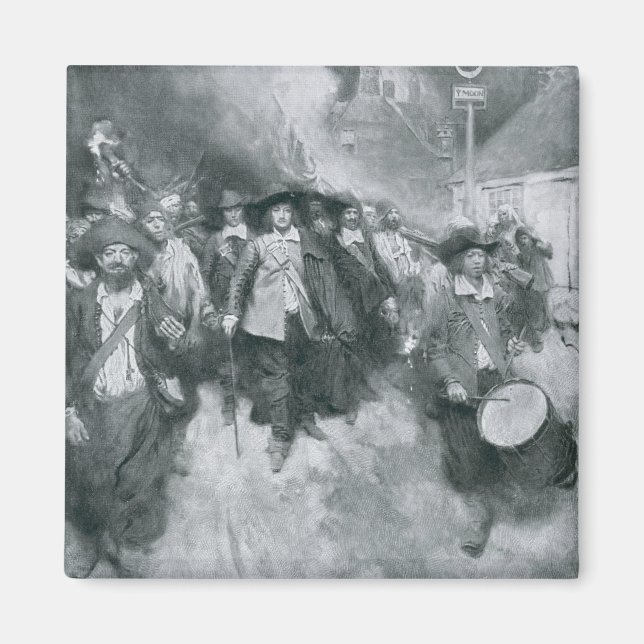 The Burning of Jamestown Magnet (Front)