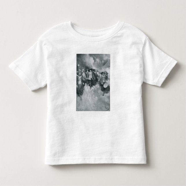 The Burning of Jamestown Toddler T-shirt (Front)