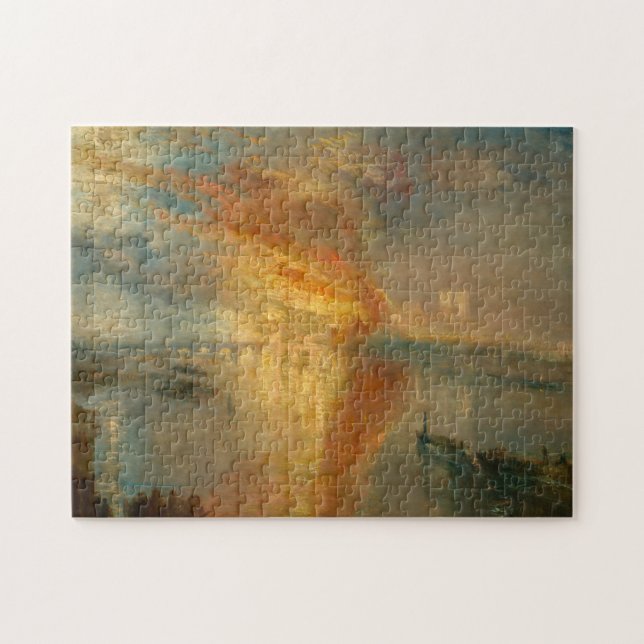 The Burning of the Houses of Lords and Commons Jigsaw Puzzle (Horizontal)