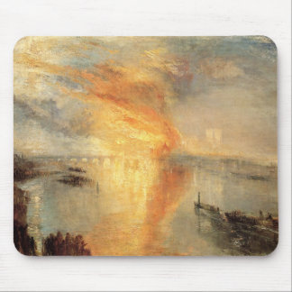 The Burning Of The Houses Of Parliament Mouse Pad