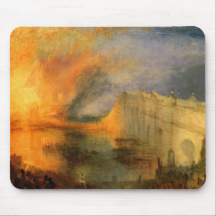 The Burning Of The Houses Of Parliament Mouse Pad