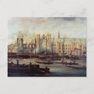 The Burning of the Houses of Parliament Postcard