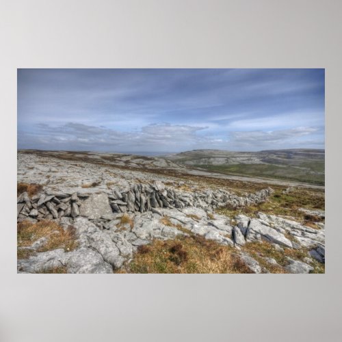 The Burren Landscape Poster
