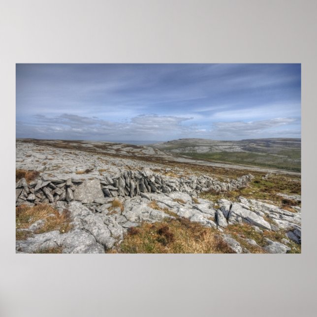 The Burren Landscape Poster (Front)