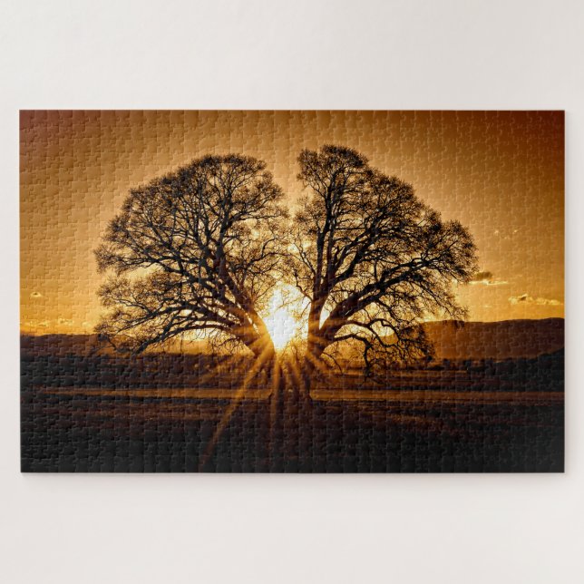 The Burst of Sunset - 20x30 - 1014 pcs. Jigsaw Puzzle (Horizontal)