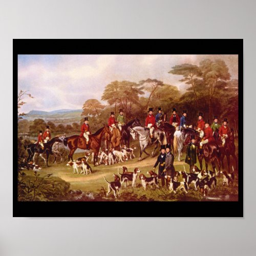 The Bury Hunt J Maiden_Engravings Poster