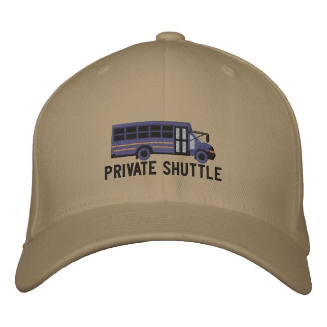 The Bus Driver Custom Mini Bus Shuttle Embroidery Embroidered Baseball Hat (Front)