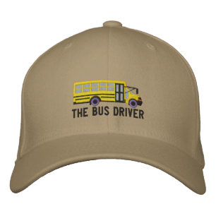 The Bus Driver Custom School Mini Bus Embroidery Embroidered Baseball Hat
