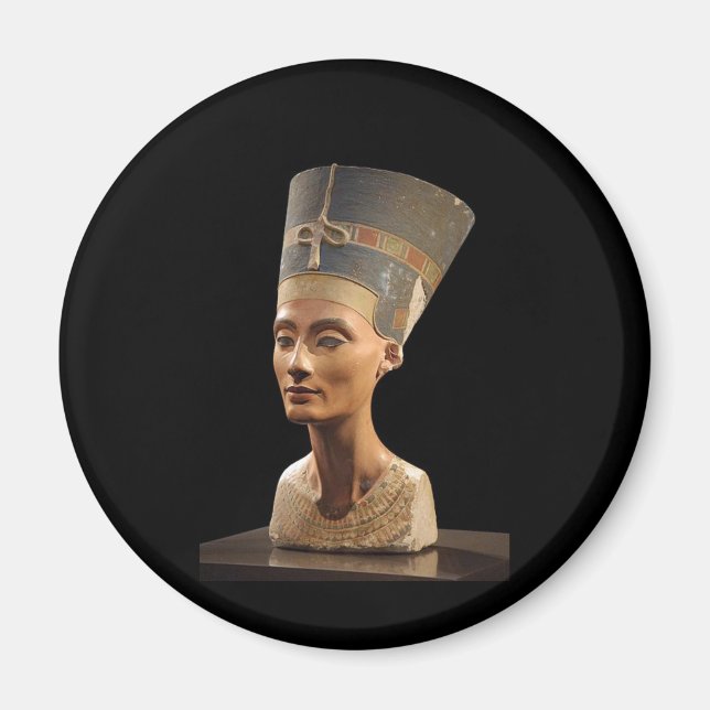 The Bust of Queen Nefertiti Magnet (Front)