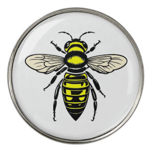 the busy bee golf ball marker