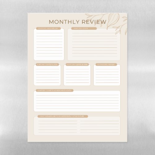 The Busy Jewish Moms Month in Review 2024 Magnetic Dry Erase Sheet