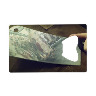 The Butcher! Credit Card Bottle Opener