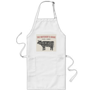 The Butchers Guide Cuts of Beef Long Apron