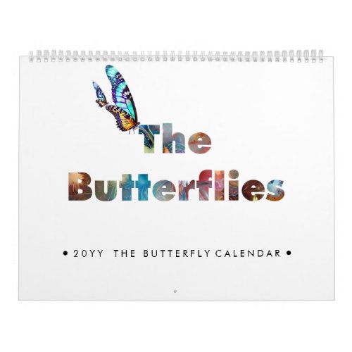 The Butterflies Calendar Personalize The Year 