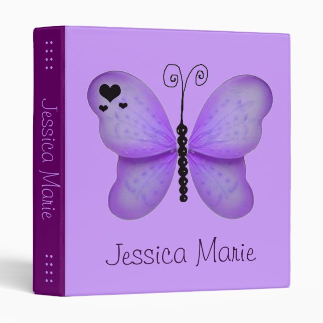 The Butterfly Binder (Front/Spine)