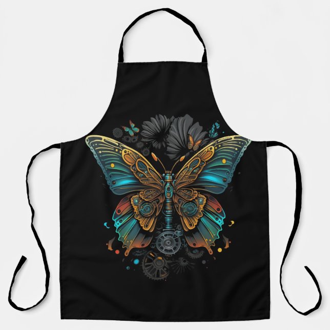 the butterfly design apron (Front)