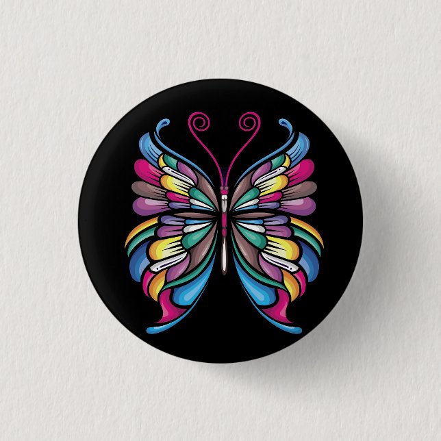 the butterfly design button (Front)