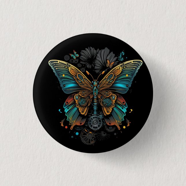 the butterfly design button (Front)