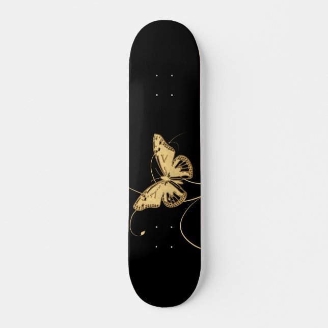 the butterfly effect blk skateboard (Front)
