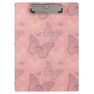 The Butterfly Pink Clipboard