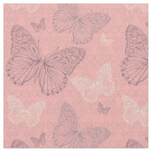 The Butterfly Pink Fabric