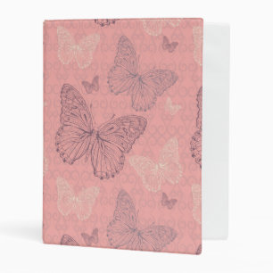 The Butterfly Pink Mini Binder