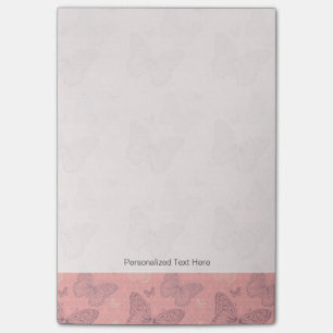The Butterfly Pink Post-it Notes
