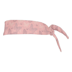 The Butterfly Pink Tie Headband