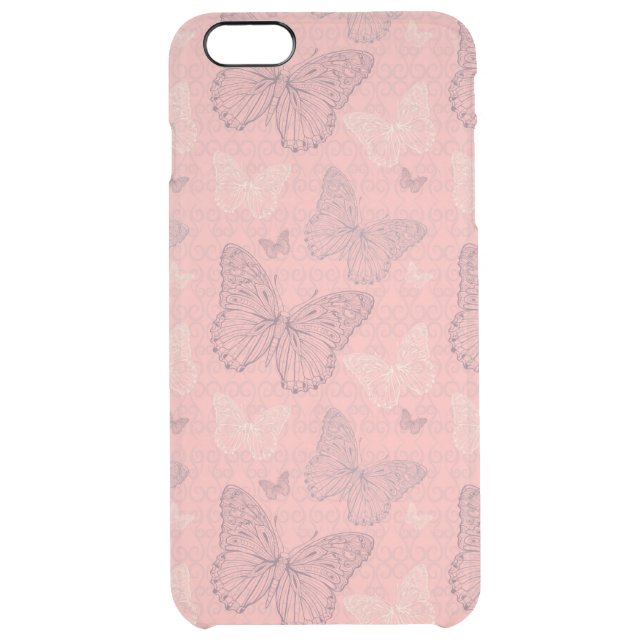 The Butterfly Pink Uncommon iPhone Case (Back)
