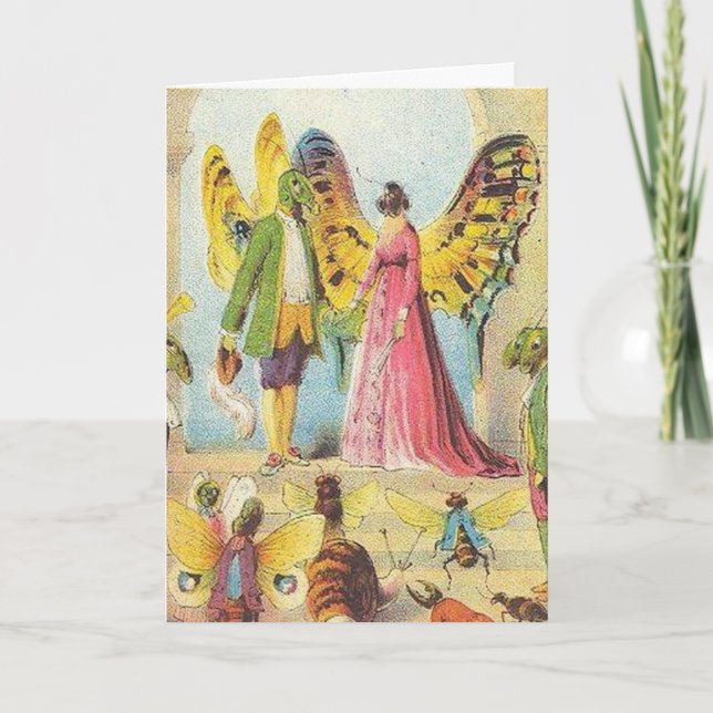 The Butterfly's Ball, Birthday Card (Front)
